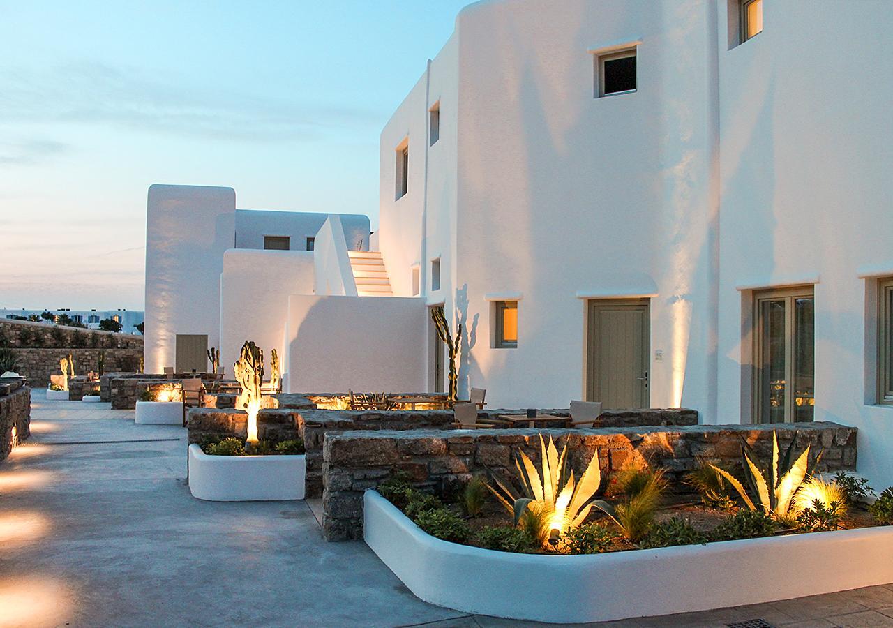 Mykonos Cactus Hotell Ornós Eksteriør bilde