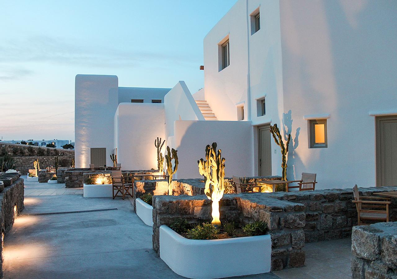 Mykonos Cactus Hotell Ornós Eksteriør bilde