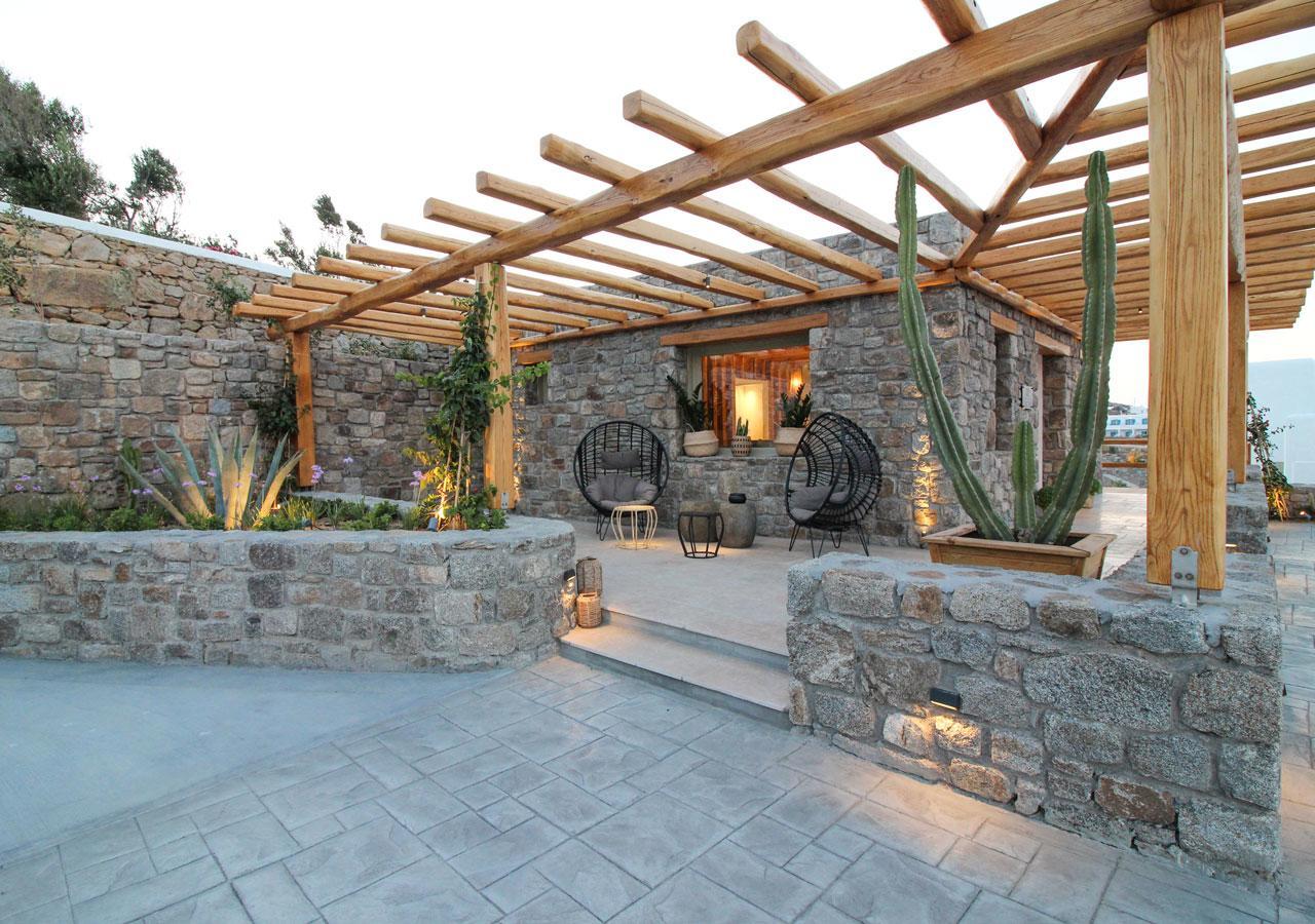 Mykonos Cactus Hotell Ornós Eksteriør bilde