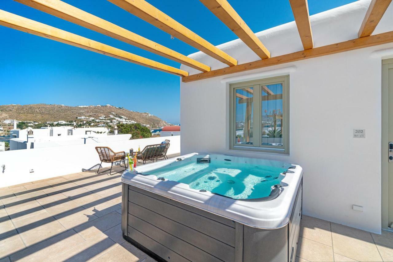 Mykonos Cactus Hotell Ornós Eksteriør bilde